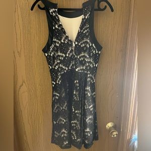 Black and Cream dress. Size Medium.